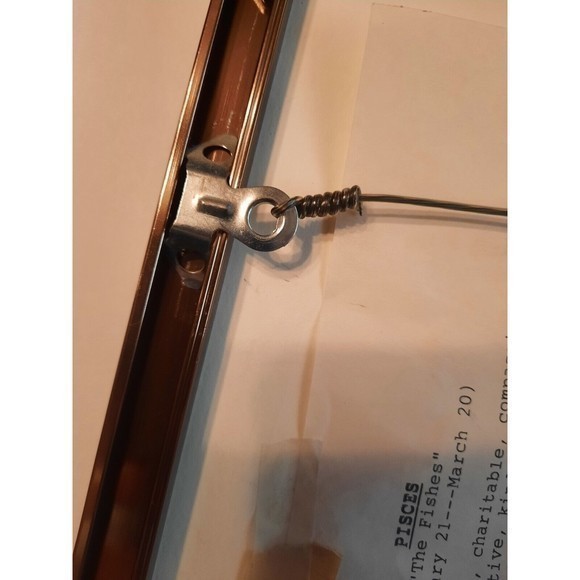 Jan Fleck "PISCES" Artist's‎ Proof 42/150, Hand-Painted Egyptian Etching, Signed - Picture 13 of 15